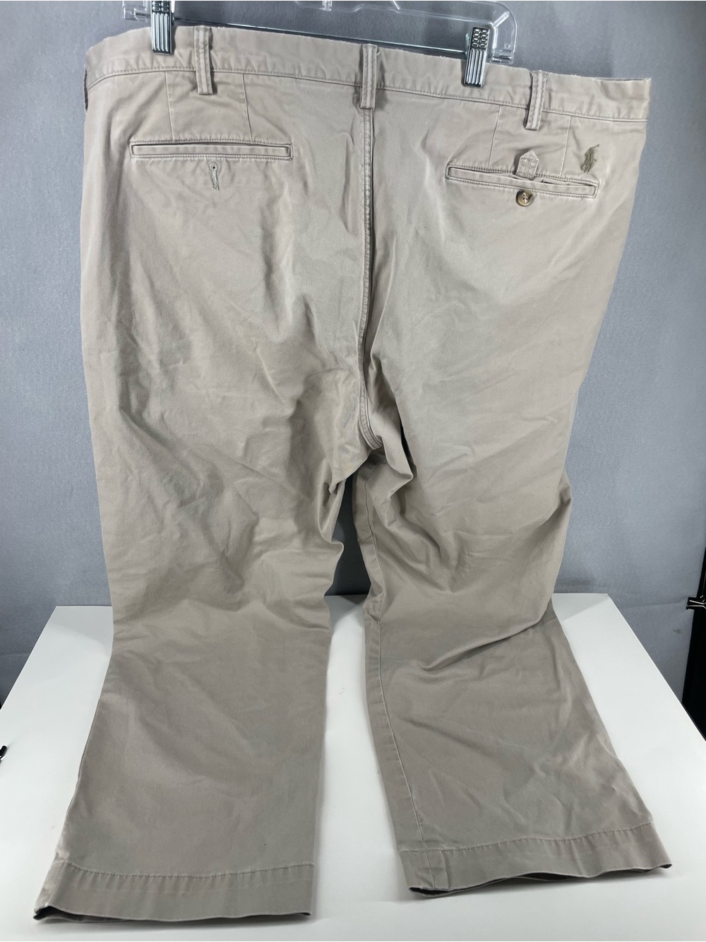 Polo Ralph Lauren The Polo Chino Mens Beige Twill Stretch Straight Pants 42x29